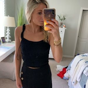 Black Crop Top